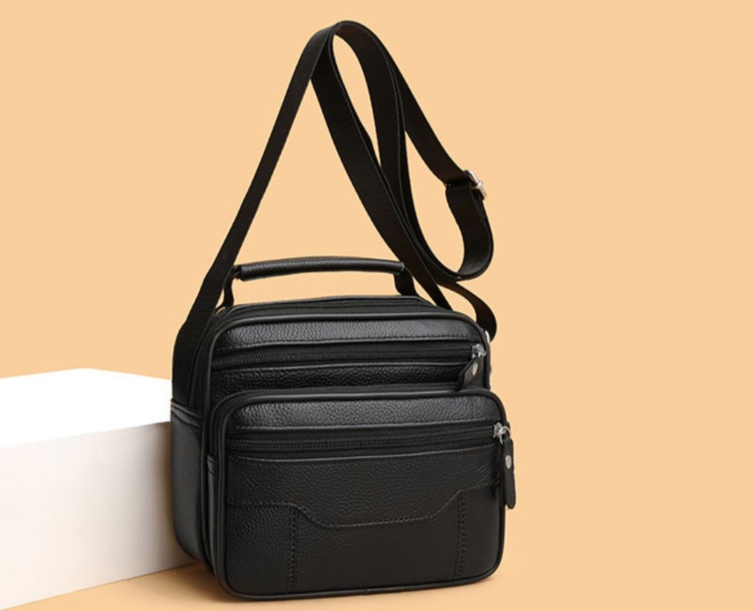 남성 소가죽비지니스 스퀘어백미개봉