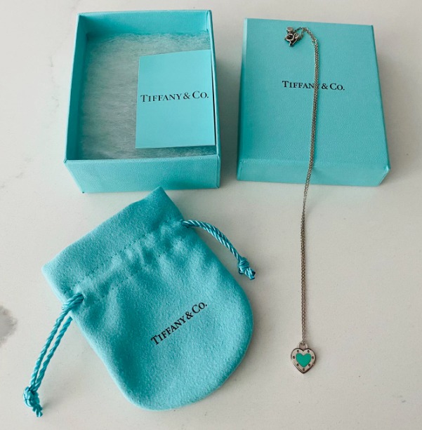 티파니앤코 스마일실버 목걸이