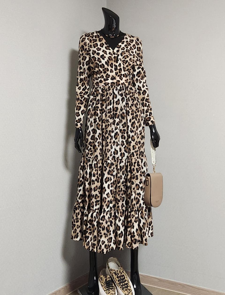 호피 롱원피스