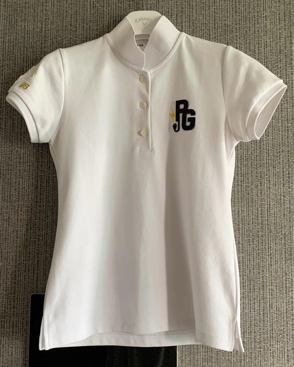 골프 화이트 반팔 폴로 티셔츠 S사이즈