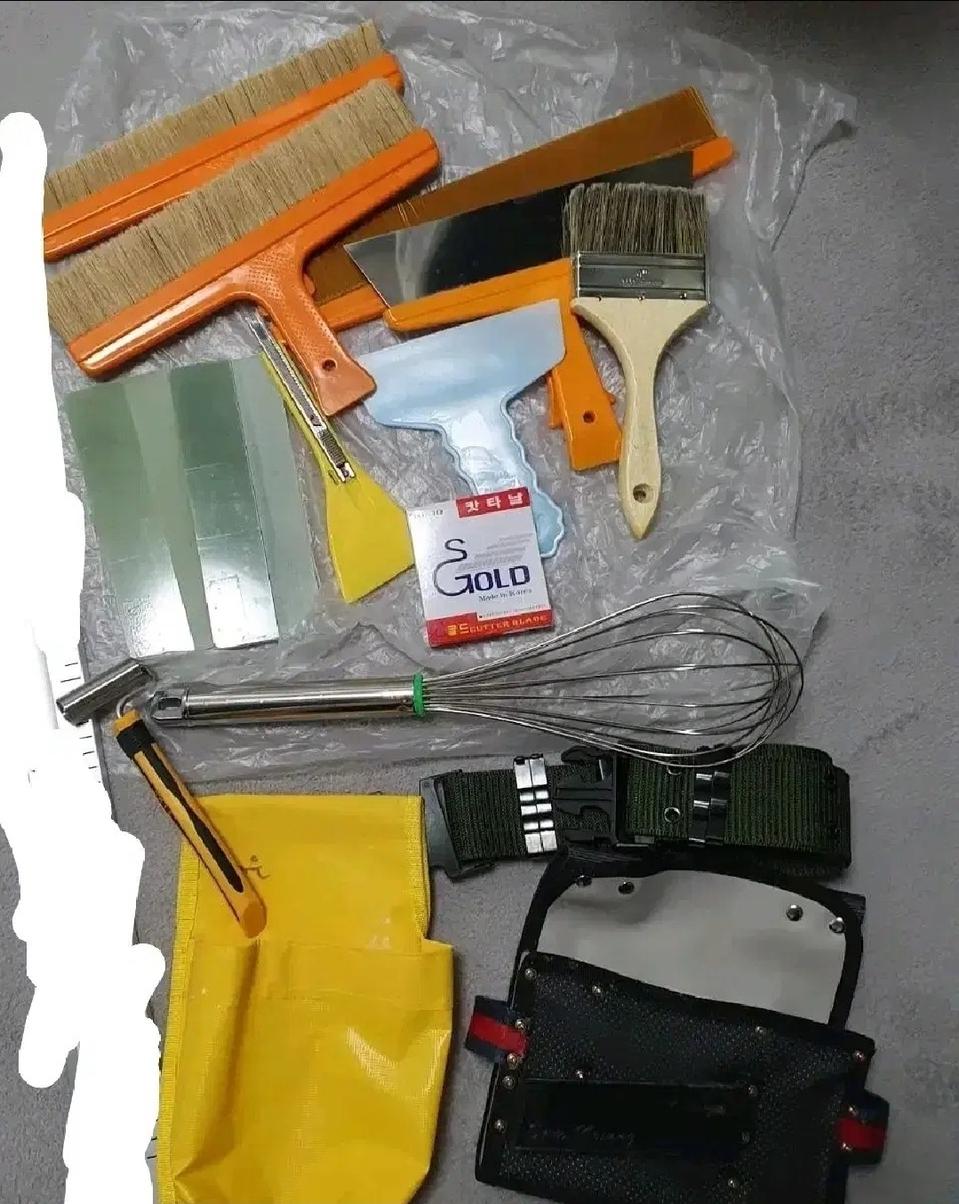 도배 기능사 준비물 도배장비