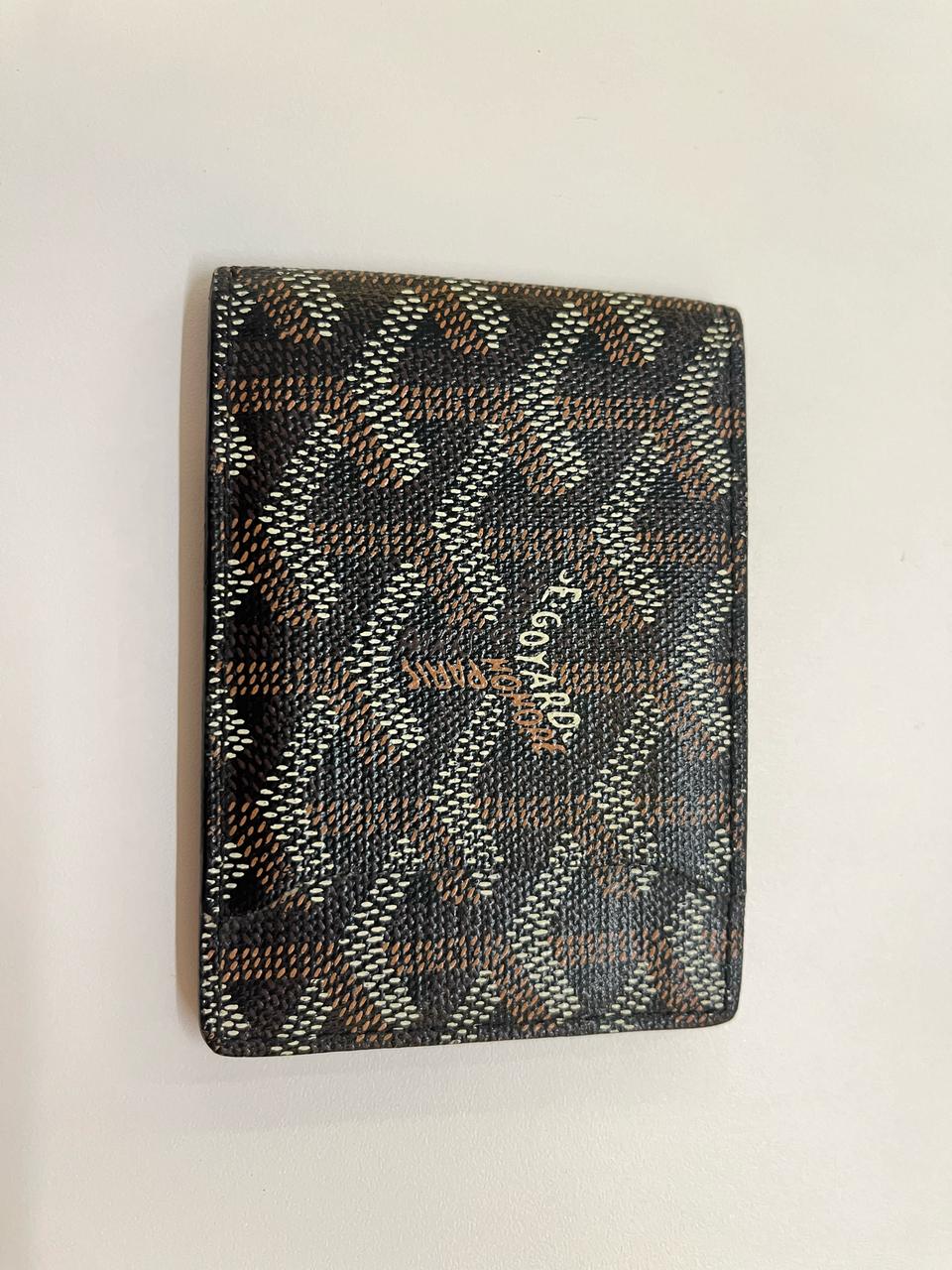 고야드 인서트카드지갑 블랙