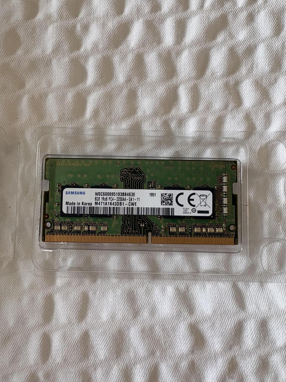 노트북 램 8GB DDR4 삼성램 *2개