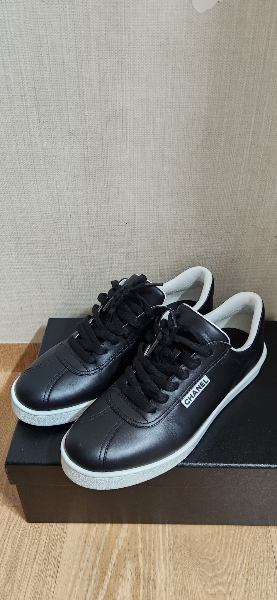 (38.5/250)일회사용 샤넬신발 샤넬운동화 스니커즈