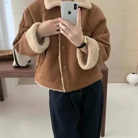 한점세일 페이크 시어링 자켓