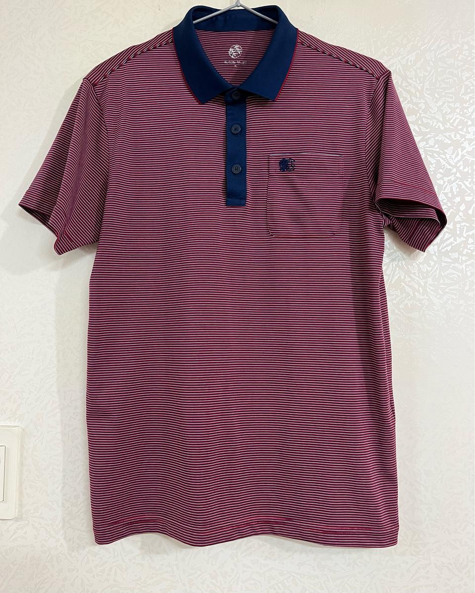 상태좋음! 코오롱 스트라이프 카라티셔츠