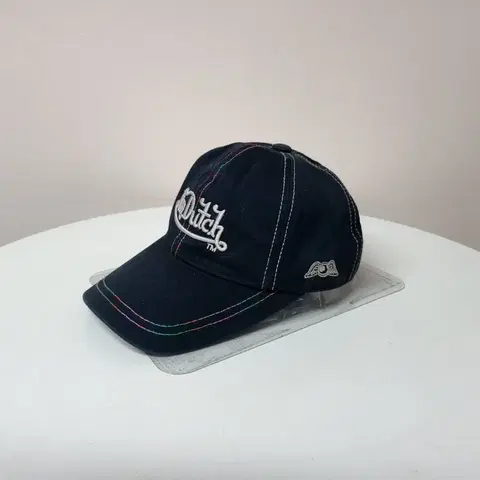 모자)본더치 네이비 무지개 스티치 볼캡