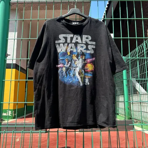 스타워즈 빈티지 프린팅 반팔티