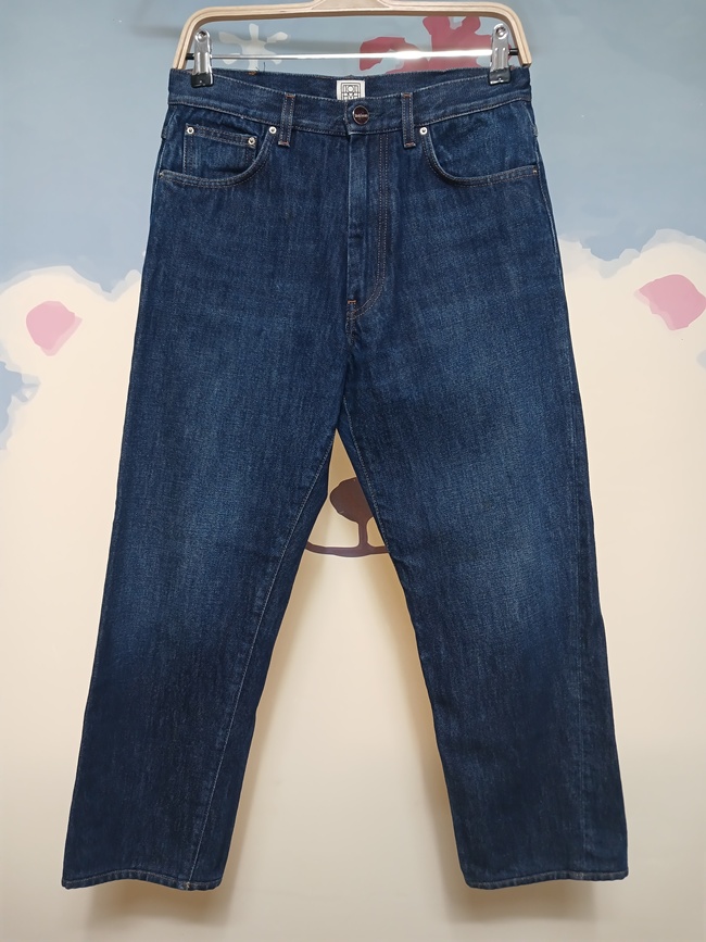 (28) 토템 크롭 청바지