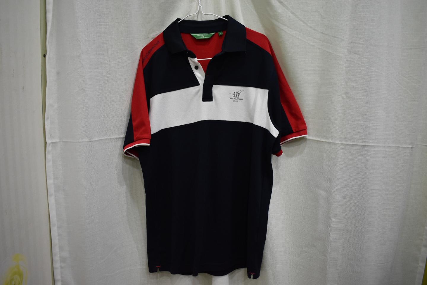 헨리코튼골프 남성 반팔티 105