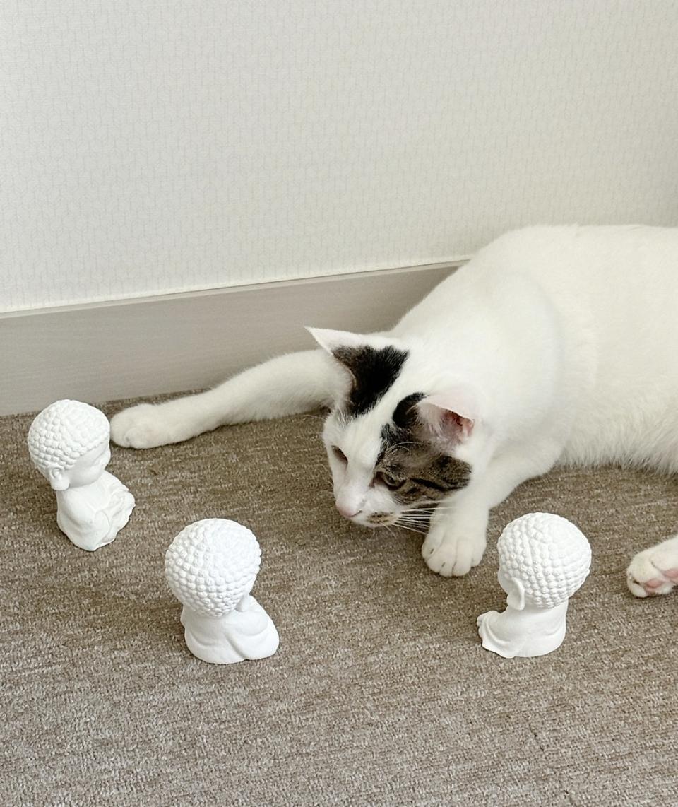 귀여운 (통통이)3종 불상 석고상