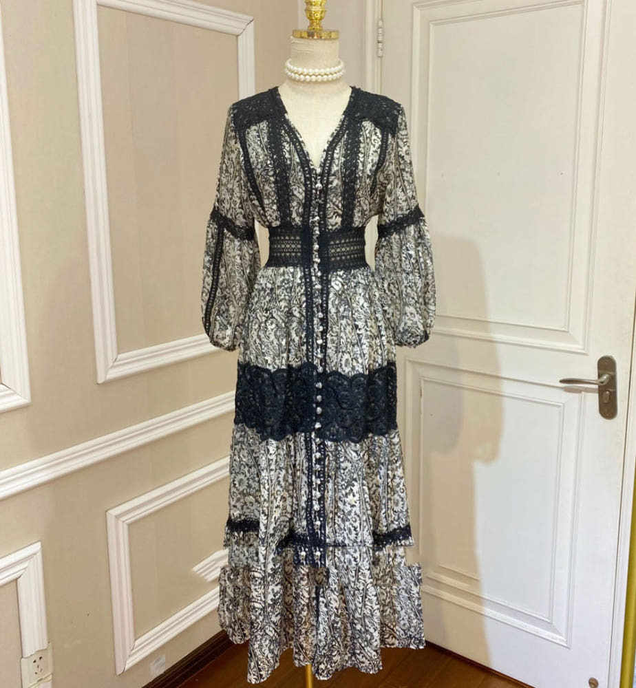 수입 짐머 롱 원피스