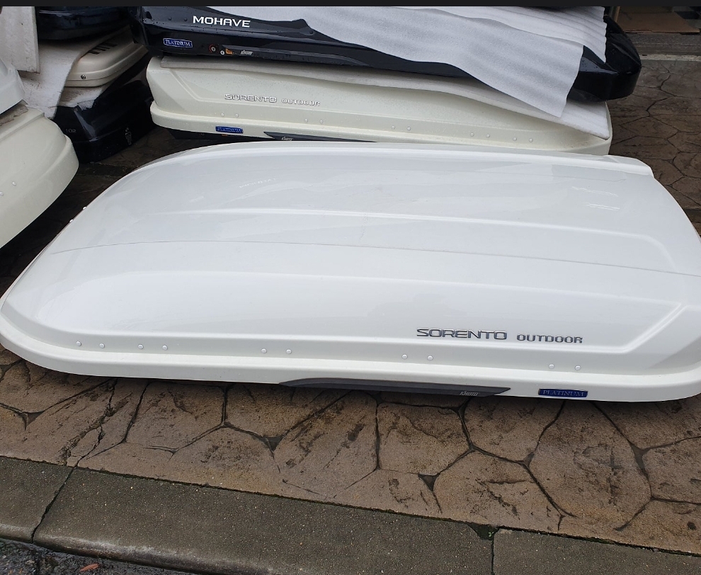 올뉴쏘렌토 코토 일체형 루프박스 화이트 2대분