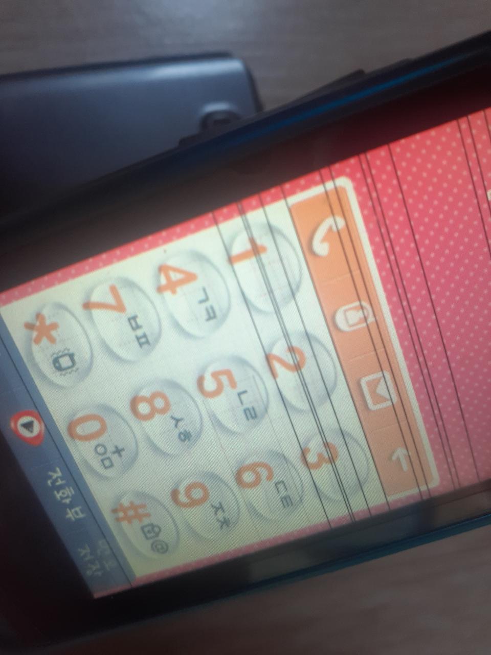 터치폰 폴더폰 두대