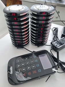 씨스콜 원형 진동벨 20개 세트 GP-101R 카페진동벨 대기고객호출