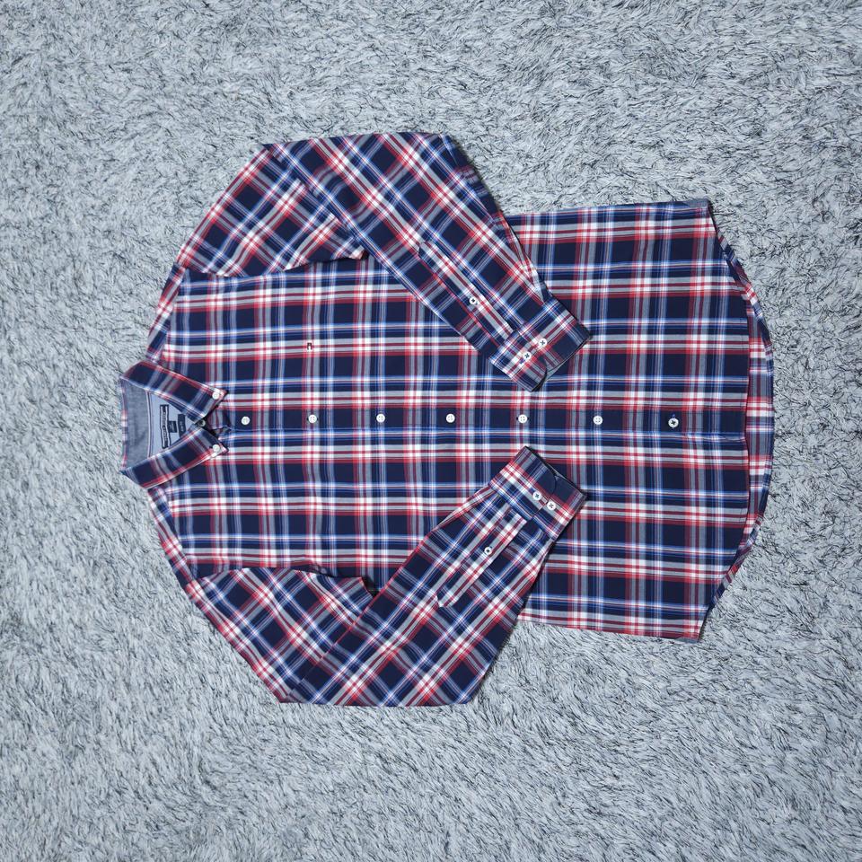 타미힐피거) L(슬림) 남자 체크셔츠남방 / 왕눈이샵