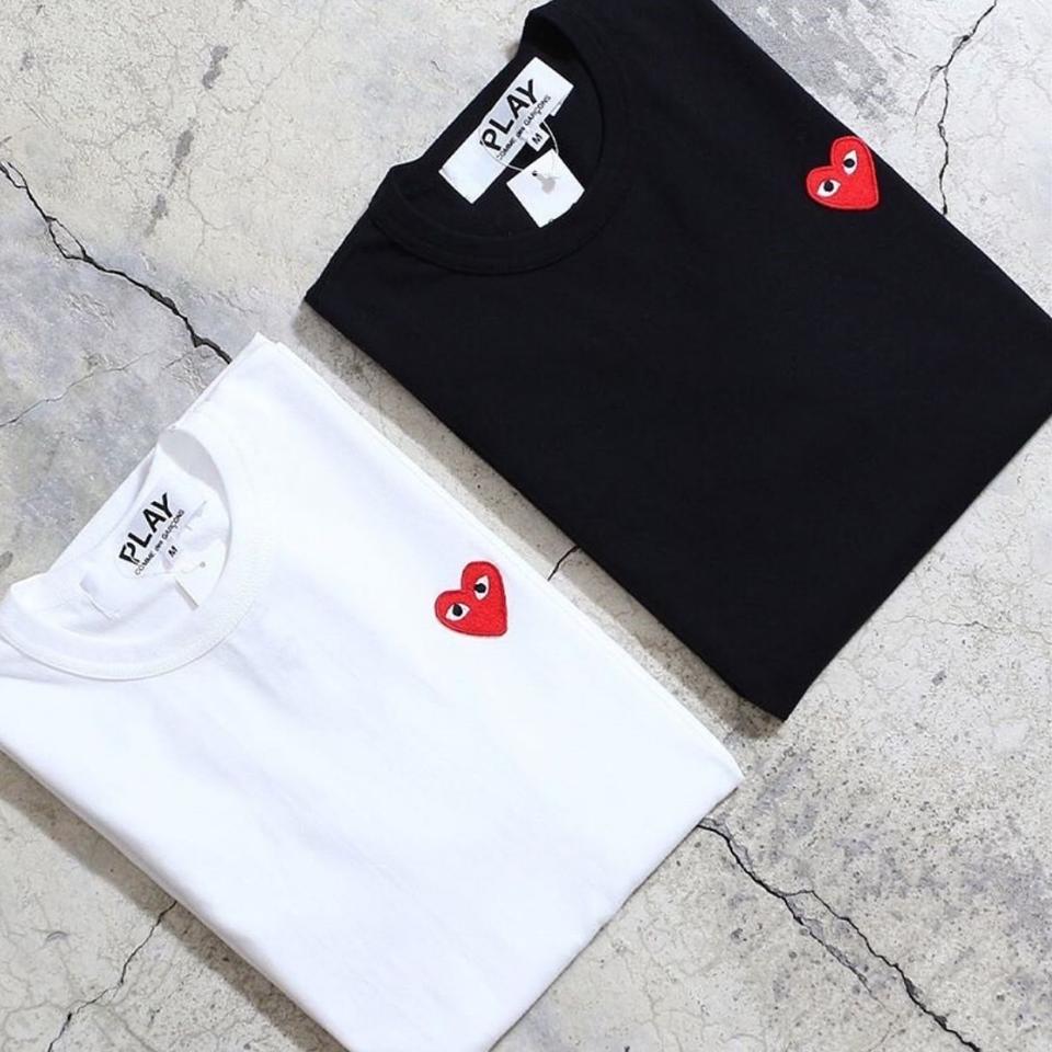 [새상품/정품] 꼼데가르송 남여공용 레드와펜 반팔티