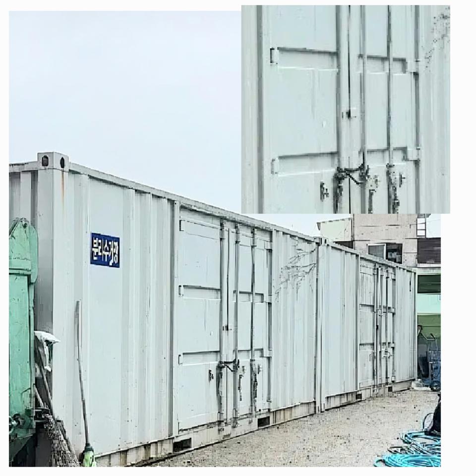 측면양개문 36 중고컨테이너 2대ㅡ 올용접