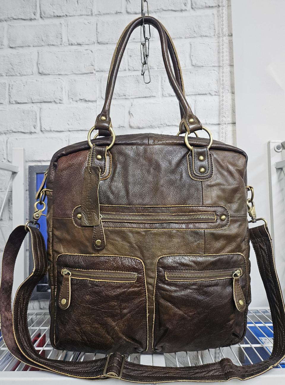 빈티지 소가죽 남성 서류가방 노트북가방 브리프백 BE77