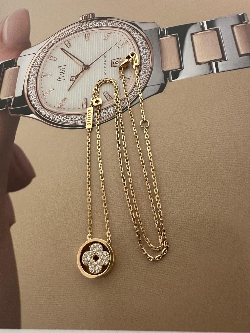 18k 블라썸 일체형 목걸이