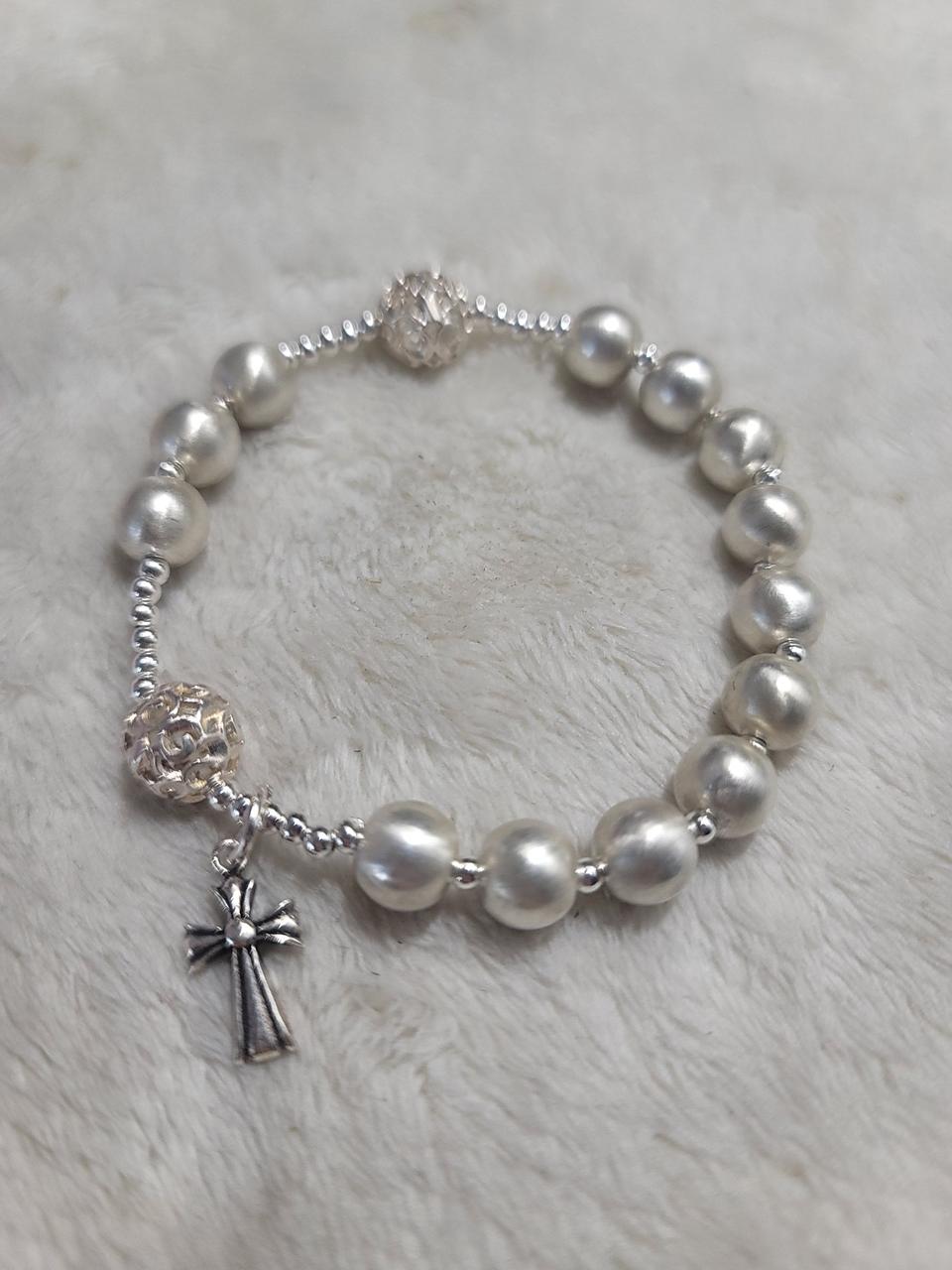 무광묵주은팔찌