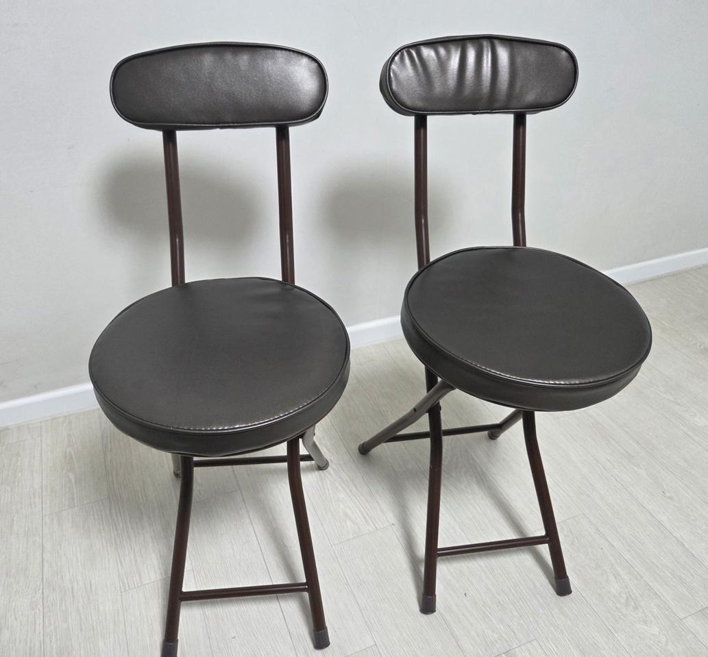 등받이 접이식 의자