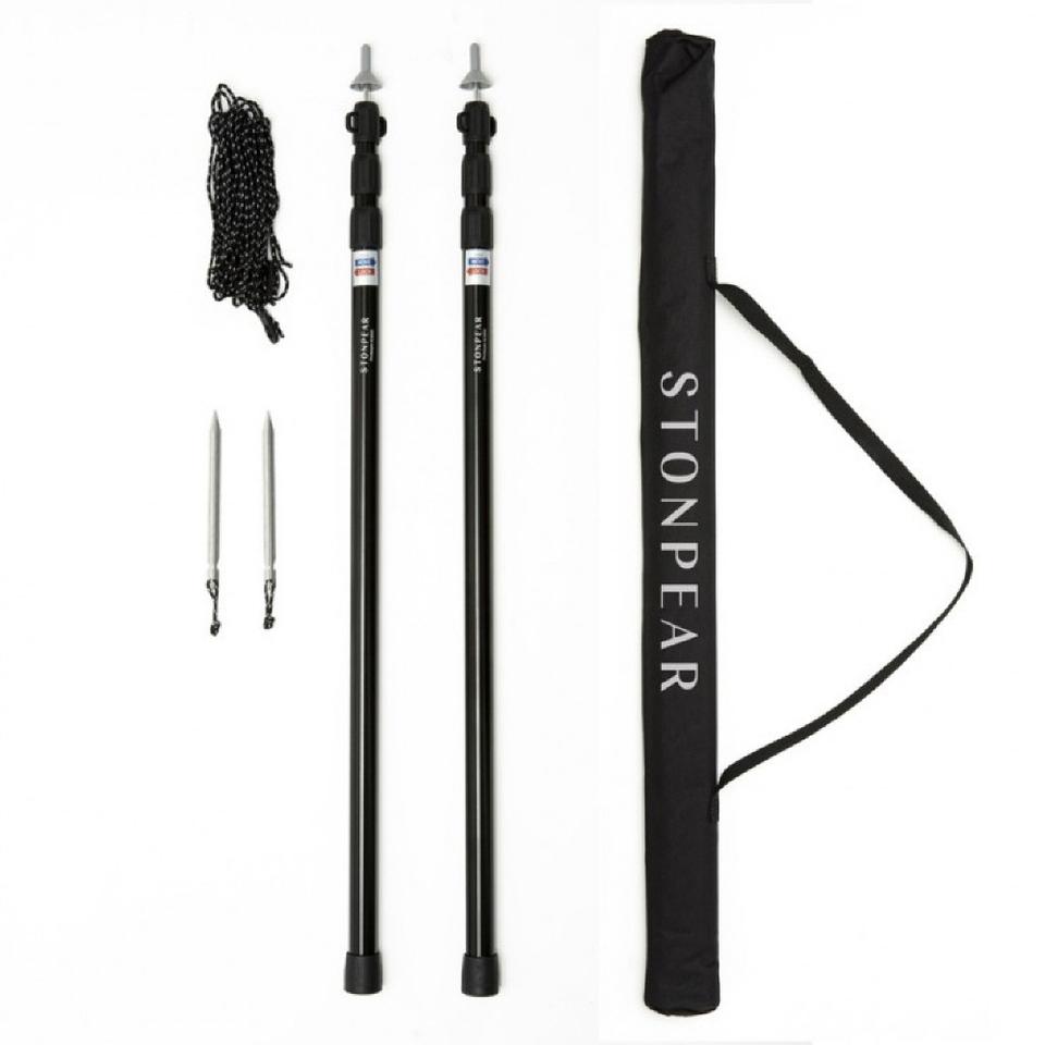 슬라이드 폴대 2개 풀세트 텐트 타프/ PUQ167