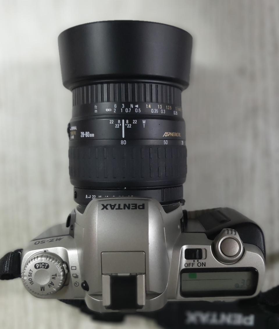 펜탁스 카메라 본체 (부품용: MZ-50) & 시그마 줌 렌즈