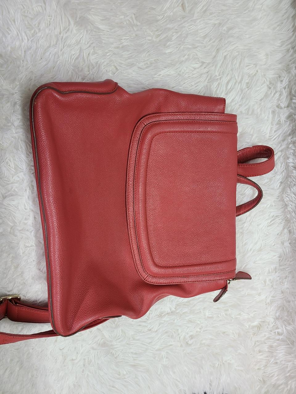 헤지스 가죽 여성 백팩