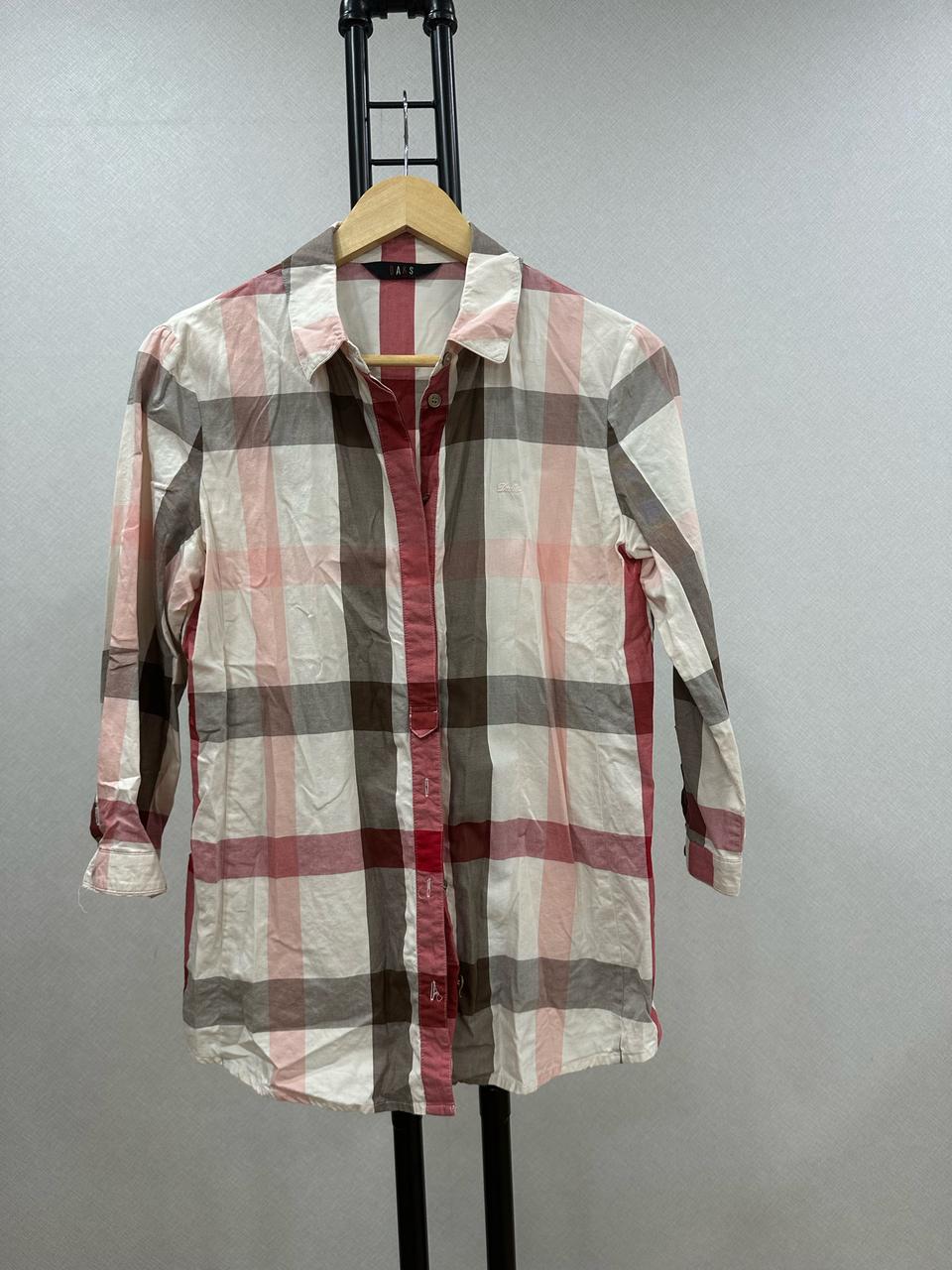 닥스 체크 셔츠