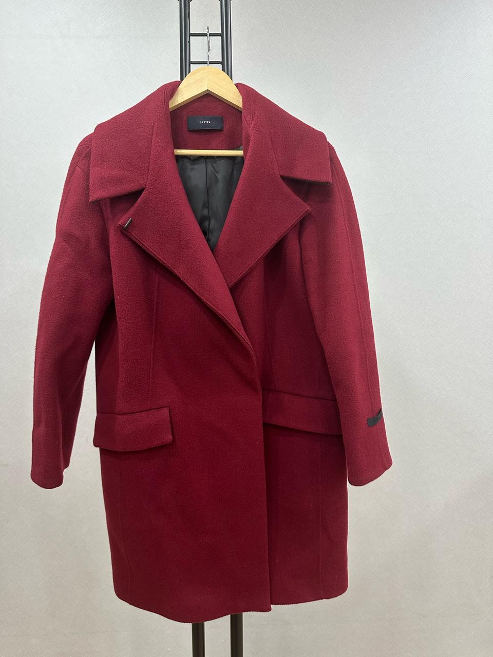 시스템 버건디 반코트