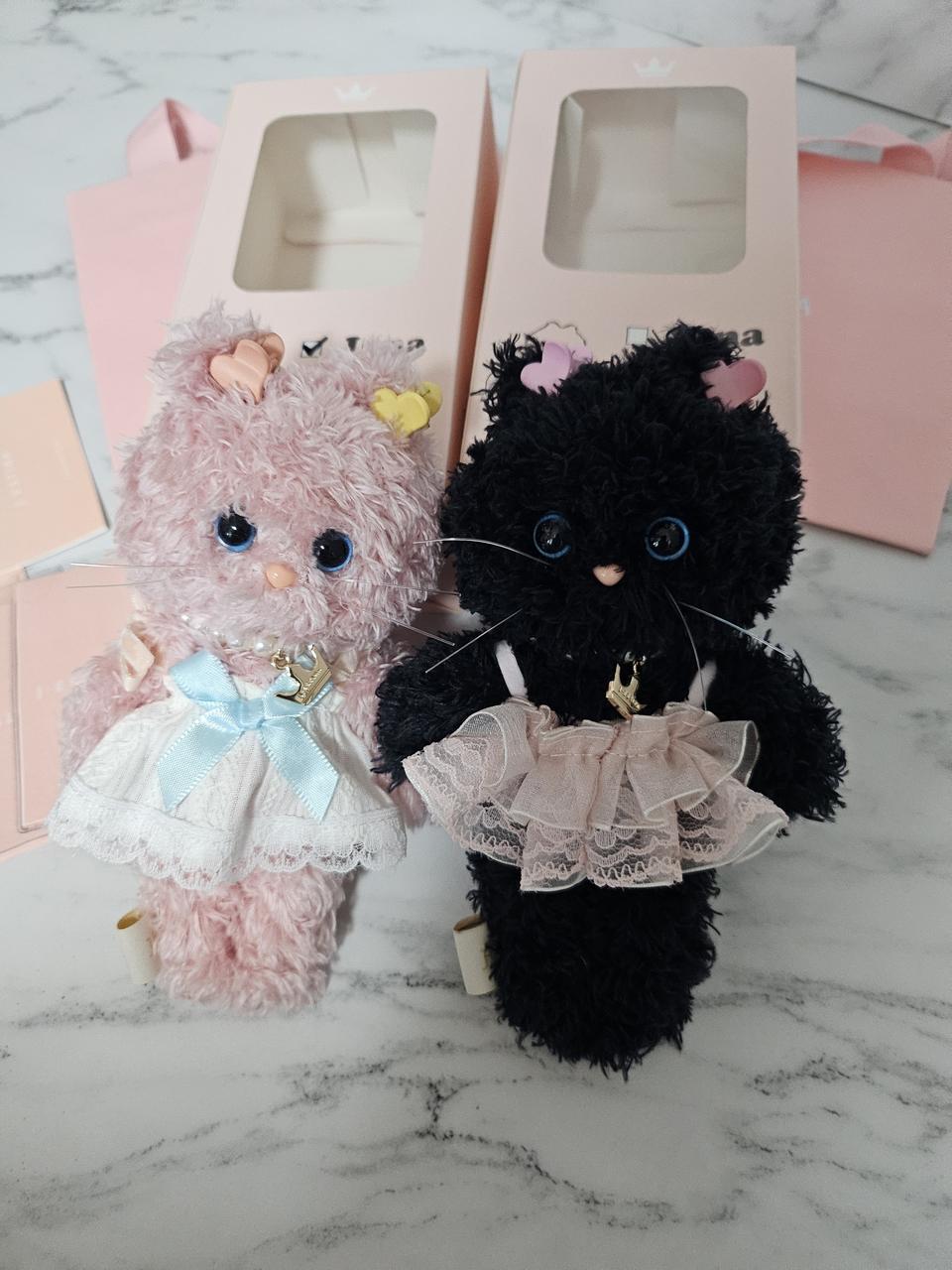 제이에스티나 고양이키링 백참 라부부 보다 이쁨^^