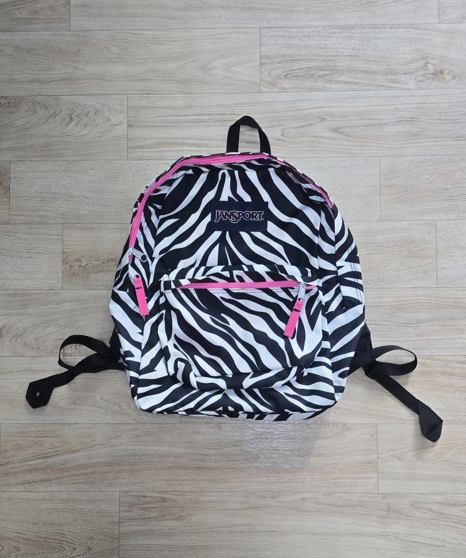 [정품] 잔스포츠 지브라 무늬 백팩