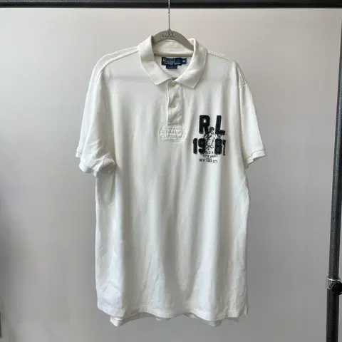 (XL) 폴로 랄프로렌 커스텀핏 복싱 반팔 카라티