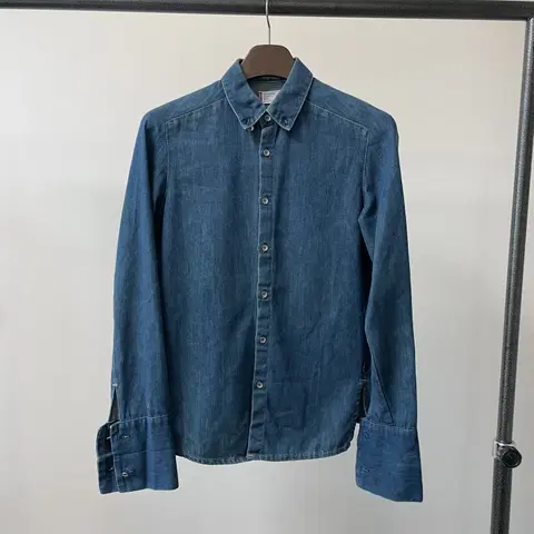 (S) 리바이스 엔지니어드진 프렌치커프스 데님 언발란스드 셔츠