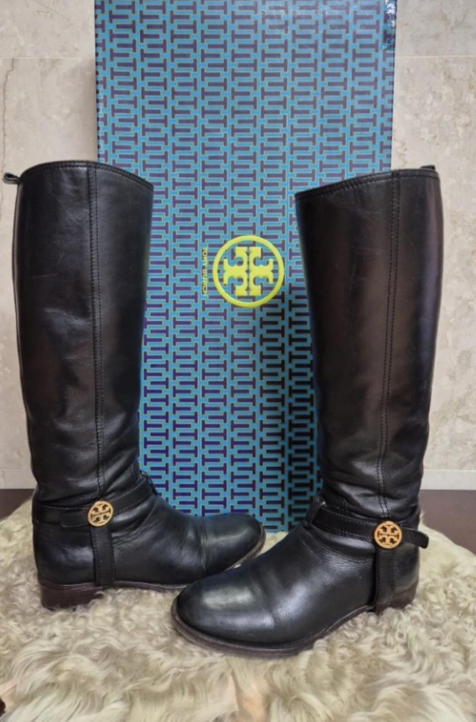 정품 토리버치 롱부츠