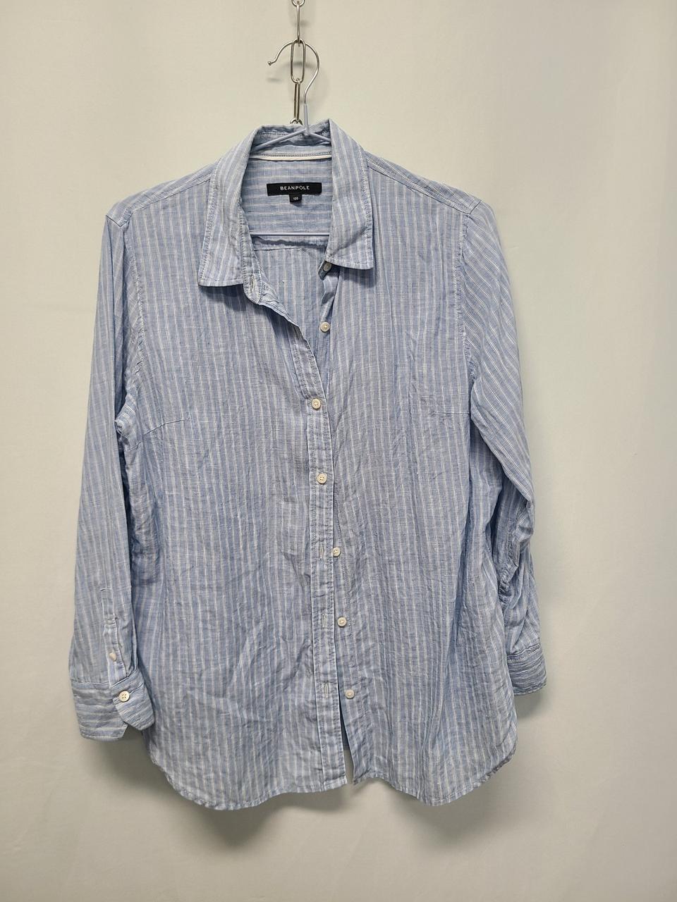 빈폴 여성 스트라이프 린넨 셔츠 100