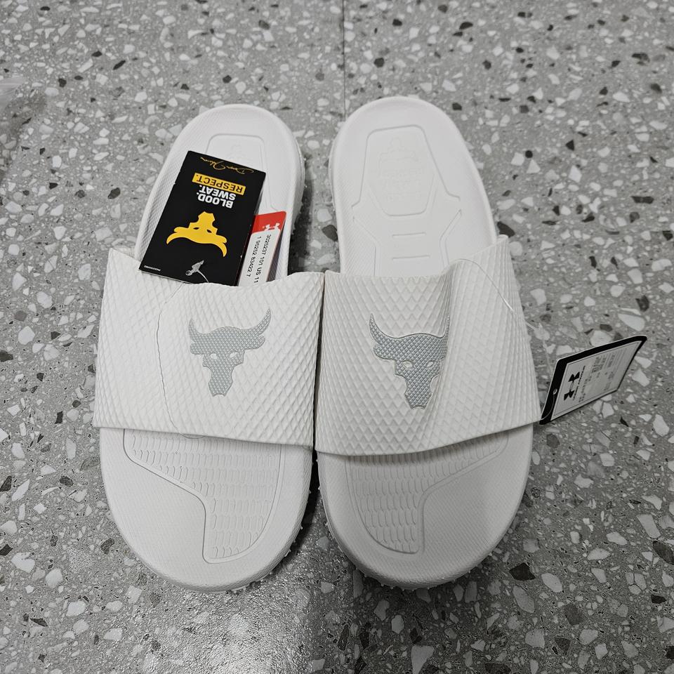 언더아머 프로젝트 락 슬라이드 290 새것/슬리퍼/쓰레빠/더락/실내화