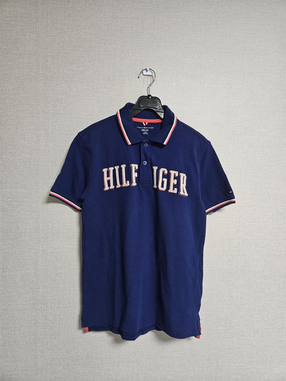 타미힐피거키즈 카라 반팔티 L 12-14