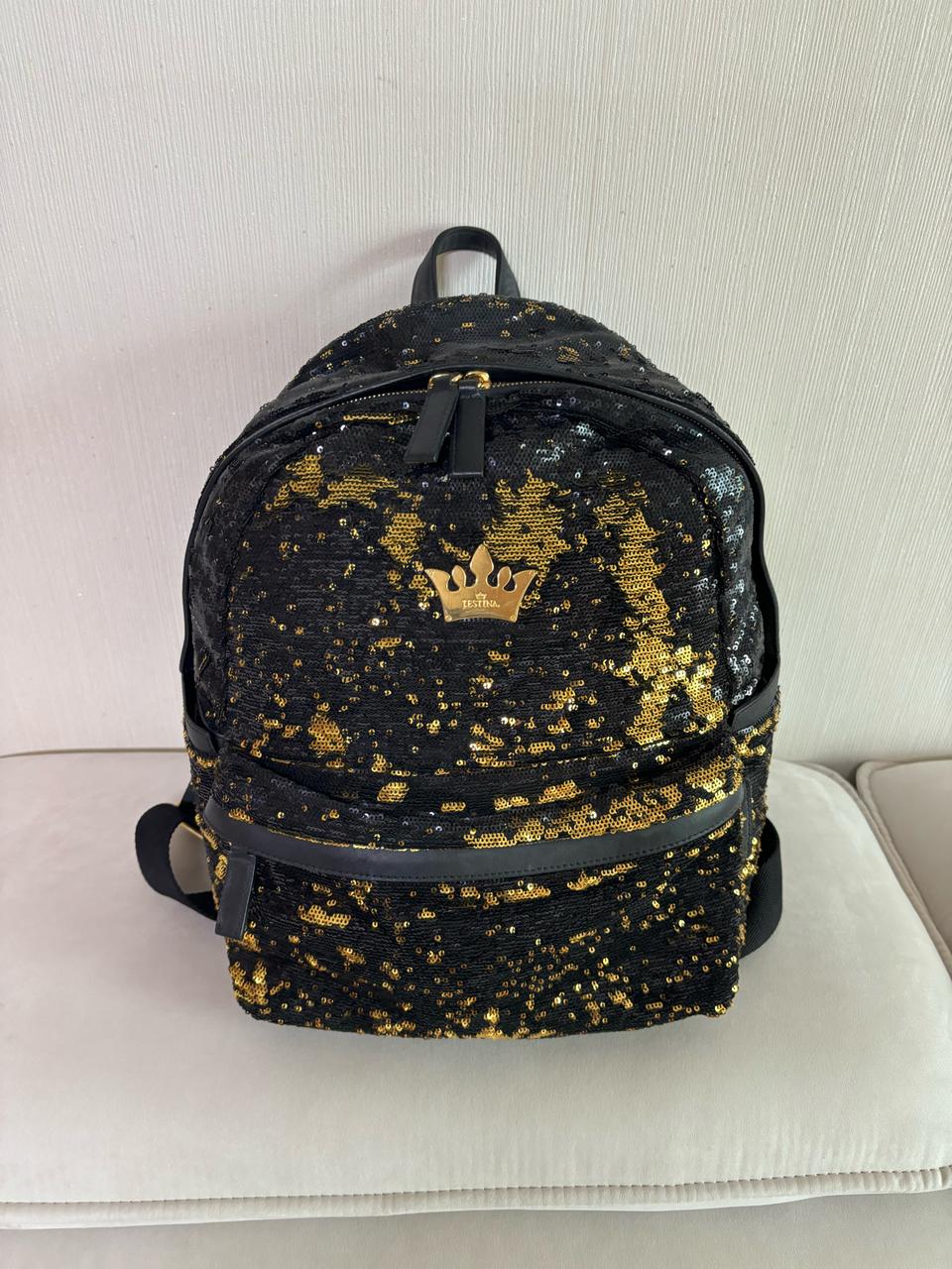 제이에스티나 안젤리나백팩(골드블랙)