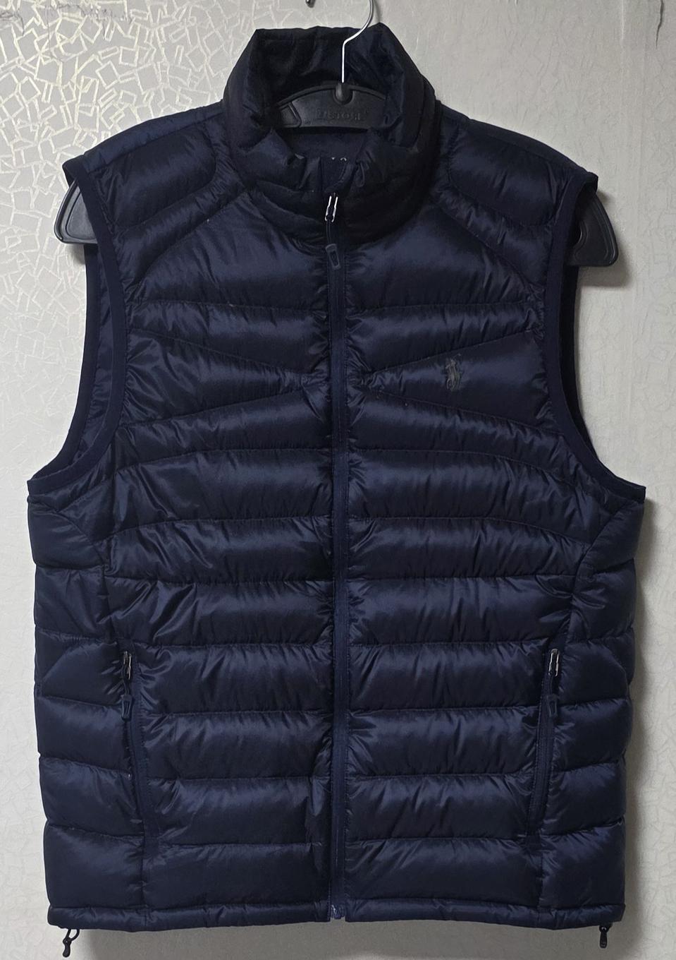 폴로 POLO 덕다운 베스트 경량 곱창 패딩조끼 남성 S(M,95)