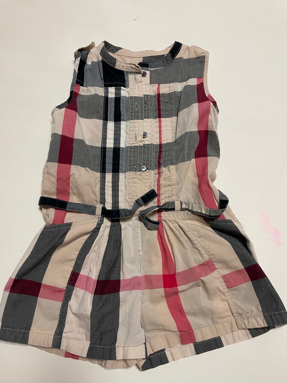 버버리 6y 점프수트