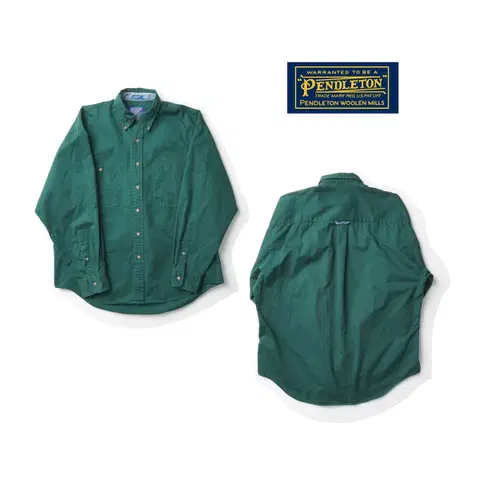 펜들턴 코튼 셔츠 그린L