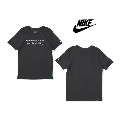 나이키 반팔 티셔츠 블랙 M