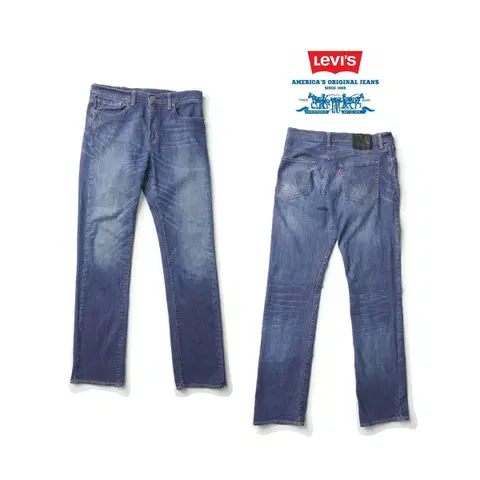 리바이스 513 블랙레더