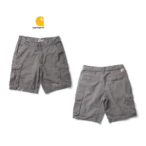 칼하트 립스탁 릴렉스핏 워크 숏팬츠