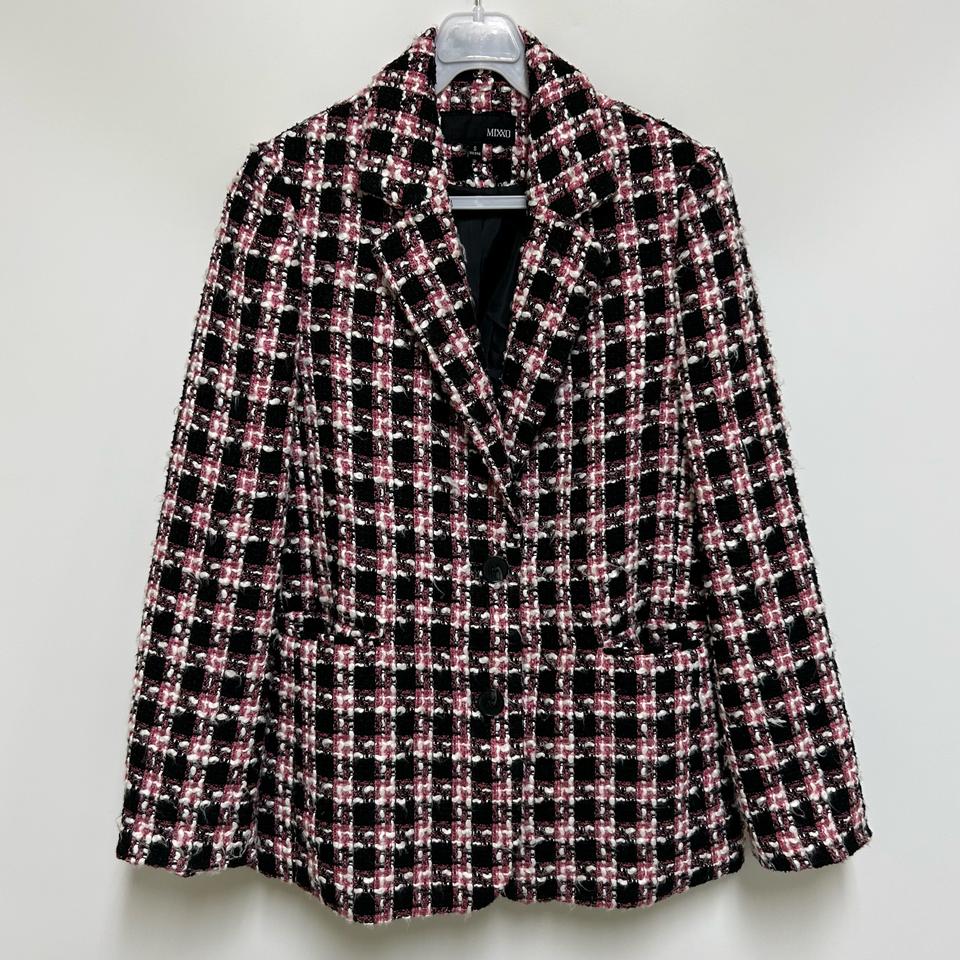 [여자 85 (S)]MIXXO 미쏘 트위드 체크자켓