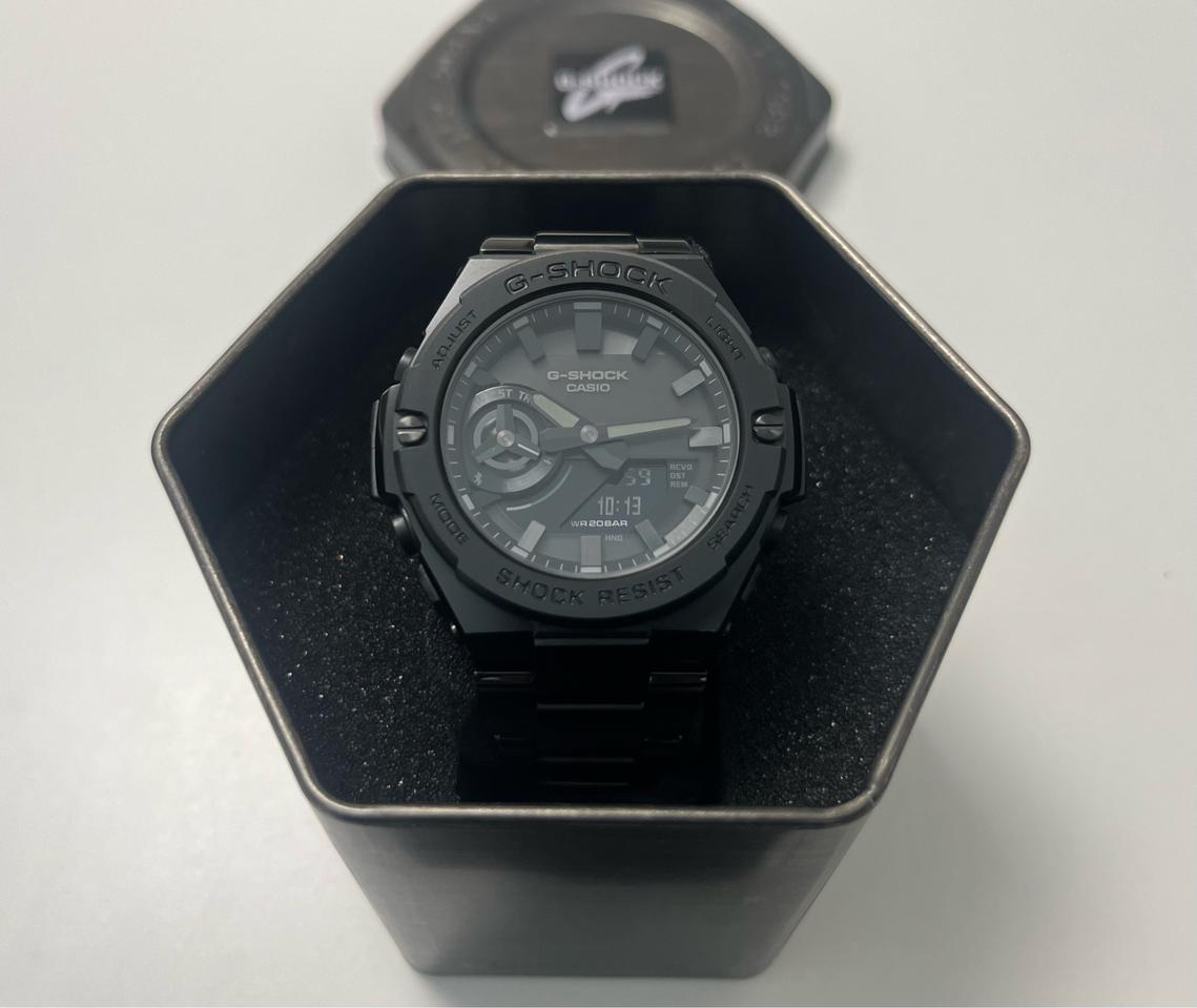 카시오 지샥 지스틸 GST-B500 슬림 손목 시계 블랙(풀박스)