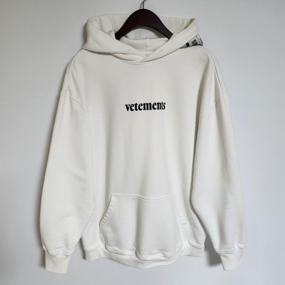 S 베트멍 화이트 로고 오버핏 후드티 SS20TR311