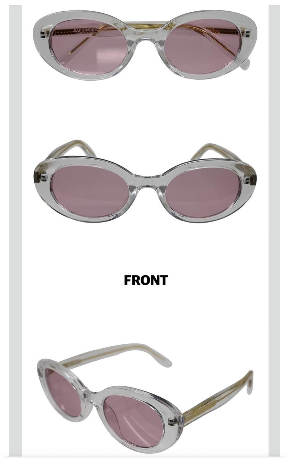 [60%세일]라프시몬스 선글라스 블랙/핑크